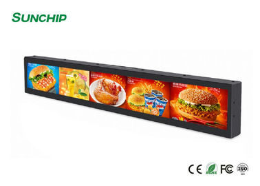 Digital Signage Shelf Edge Layar LCD Layar Ultra Wide LED Backlight