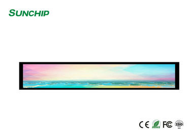 Layar LCD Peregangan Super Tipis, Ultra Stretch Signage Dengan Sistem Rilis CMS