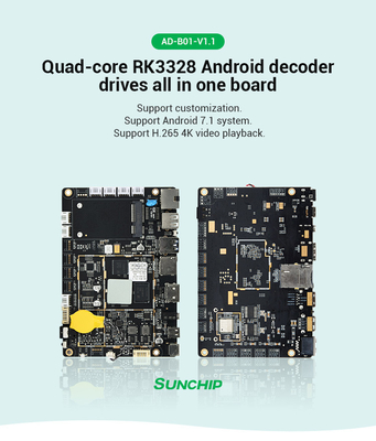 Android RK3288 ARM Embedded System Board Mendukung 4G Dual Displpay