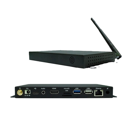 H.264 Wifi Digital Signage Player Jaringan Ethernet Digital Signage Box