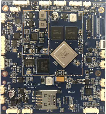 Rockchip RK3288 Papan Sistem Tertanam Quad Core LVDS EDP MIPI 4K Ethernet BT