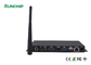 Black Metal Box Digital Signage Media Player HD Output Mendukung WIFI BT Ethernet 4G