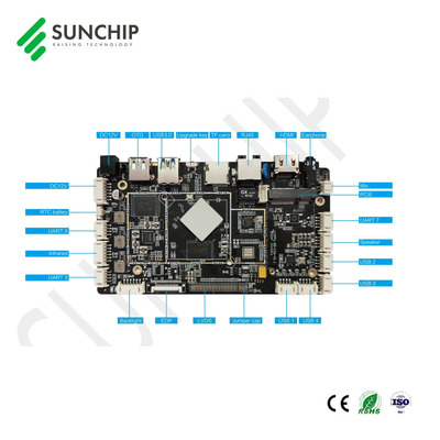 RK3566 Android 11 Tertanam Papan 4K Display untuk Lcd Layar Sentuh Industri Papan Utama Papan PCBA untuk Digital Signage