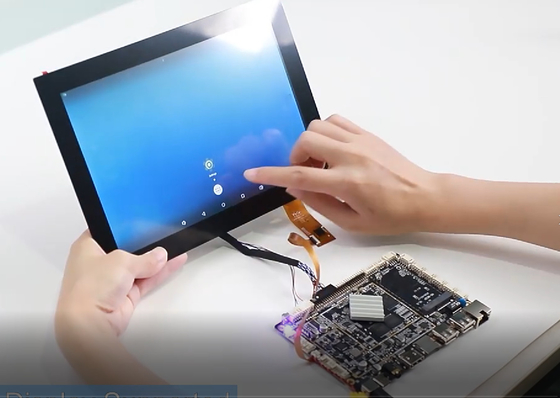 Layar LCD Berdiri Bebas Resolusi Tinggi Penghematan Energi Sudut Pandang Lebar