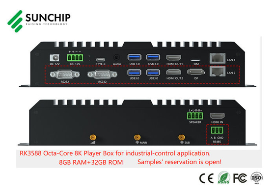 19.1 Inch Bar Peregangan Layar LCD Digital Signage Dengan WIFI 4G LAN Opsional