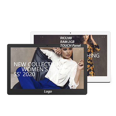 15.6inch DIGITAL SIGNAGE DISPLAY SCREENS Android RK3288 RK3399 All In One Tablet dukungan 4G LTE WIFI LAN BT